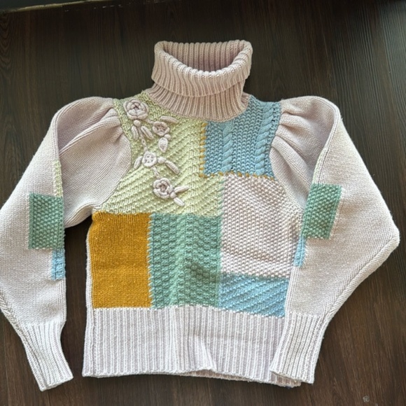 Loveshackfancy turtleneck sweater XS - Picture 1 of 7